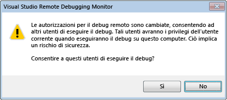 Error dialog