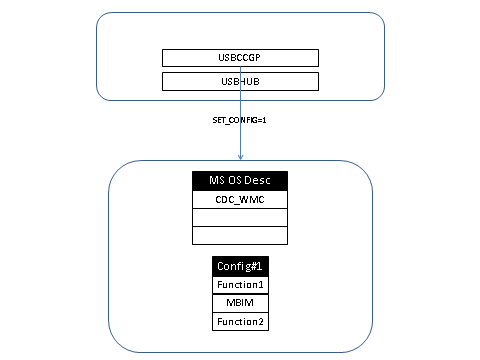 usbccgp seleziona la configurazione n. 1 nel dispositivo.