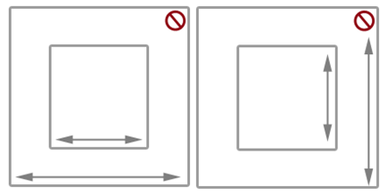 immagine che illustra un'area con panoramica incorporata che scorre nella stessa direzione del contenitore.