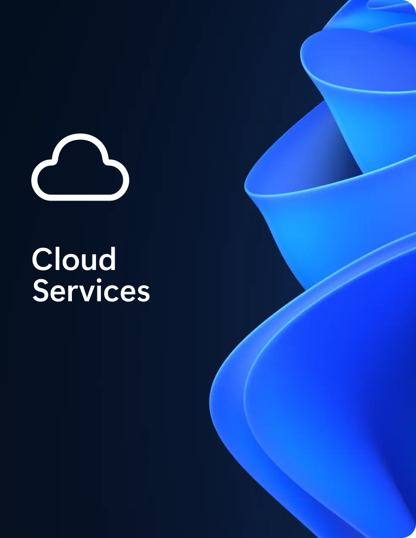 Copertina del capitolo servizi cloud.