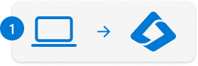 Icona che rappresenta la fase di registrazione del dispositivo.