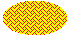 Illustrazione di un'ellisse riempita con un modello diagonale di weave su un colore di sfondo 