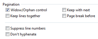 screenshot delle caselle di controllo correlate e non correlate 