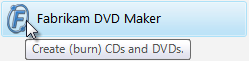 schermata della descrizione comando: create (burn) cds, dvds 