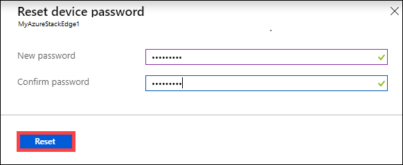 パスワードのリセット 2