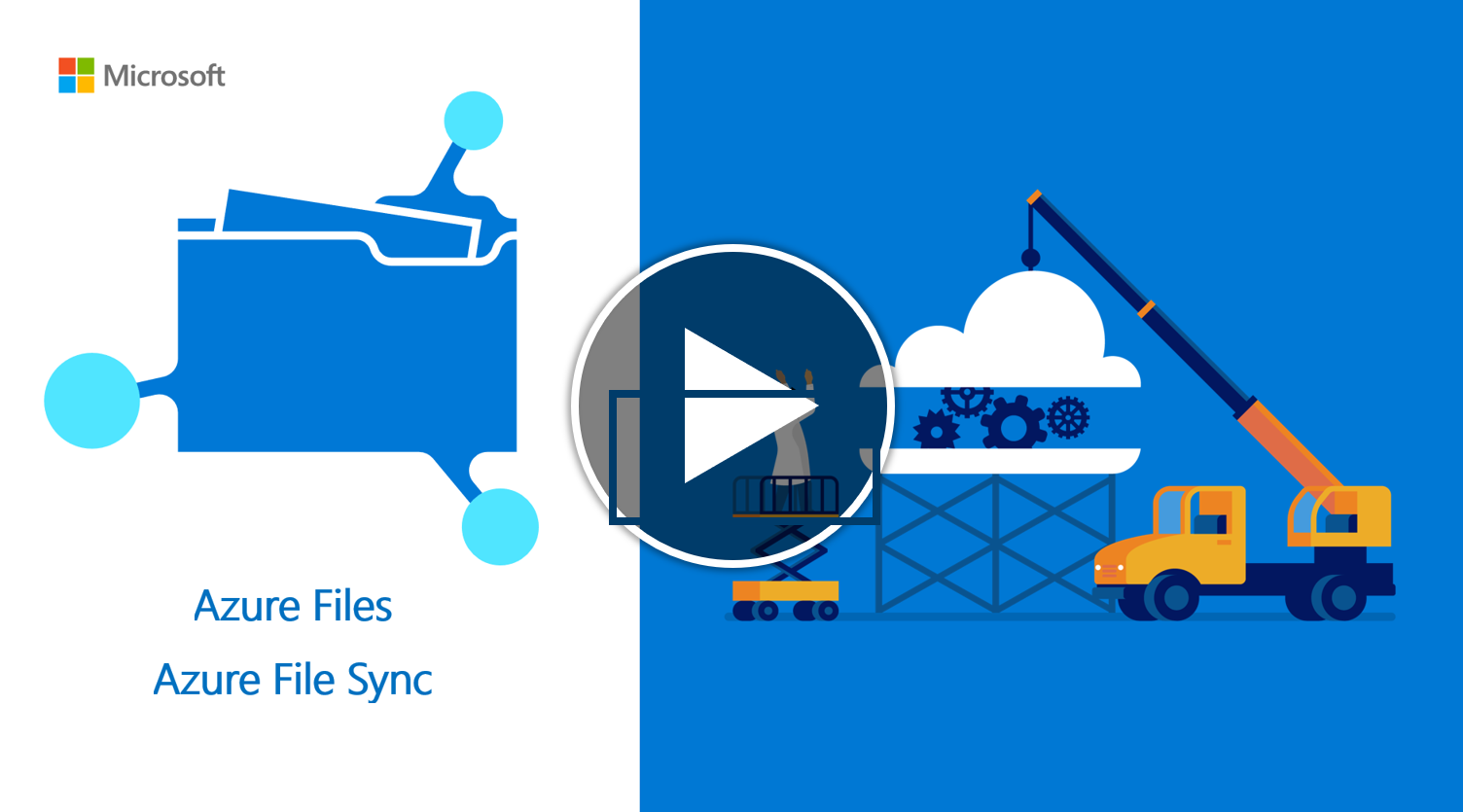 Azure File Sync を紹介するインタビューとデモ- クリックして再生