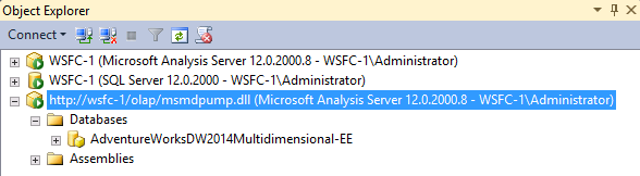 SSMS に示されている SSMS