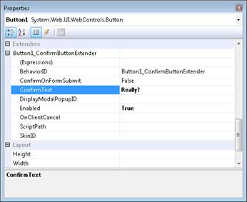 Setting a ConfirmButton property