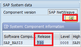 SAP_BASIS の確認