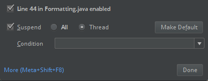 IntelliJ スレッド