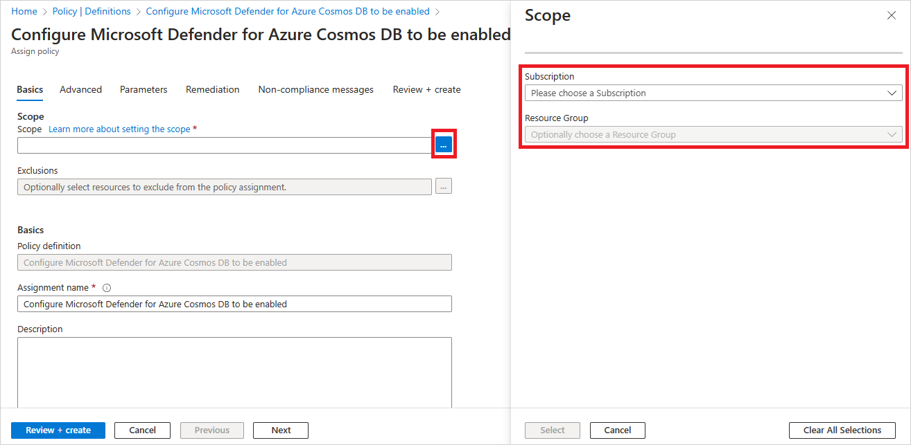 Azure Storage サブスクリプションを選択しているスクリーンショット。