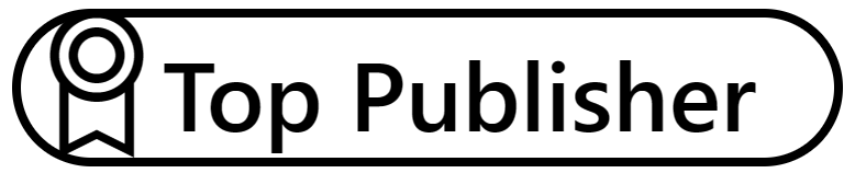 Top Publisher のバッジとラベルを示すスクリーンショット。