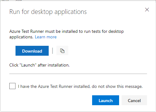 Azure Test Runner のインストール