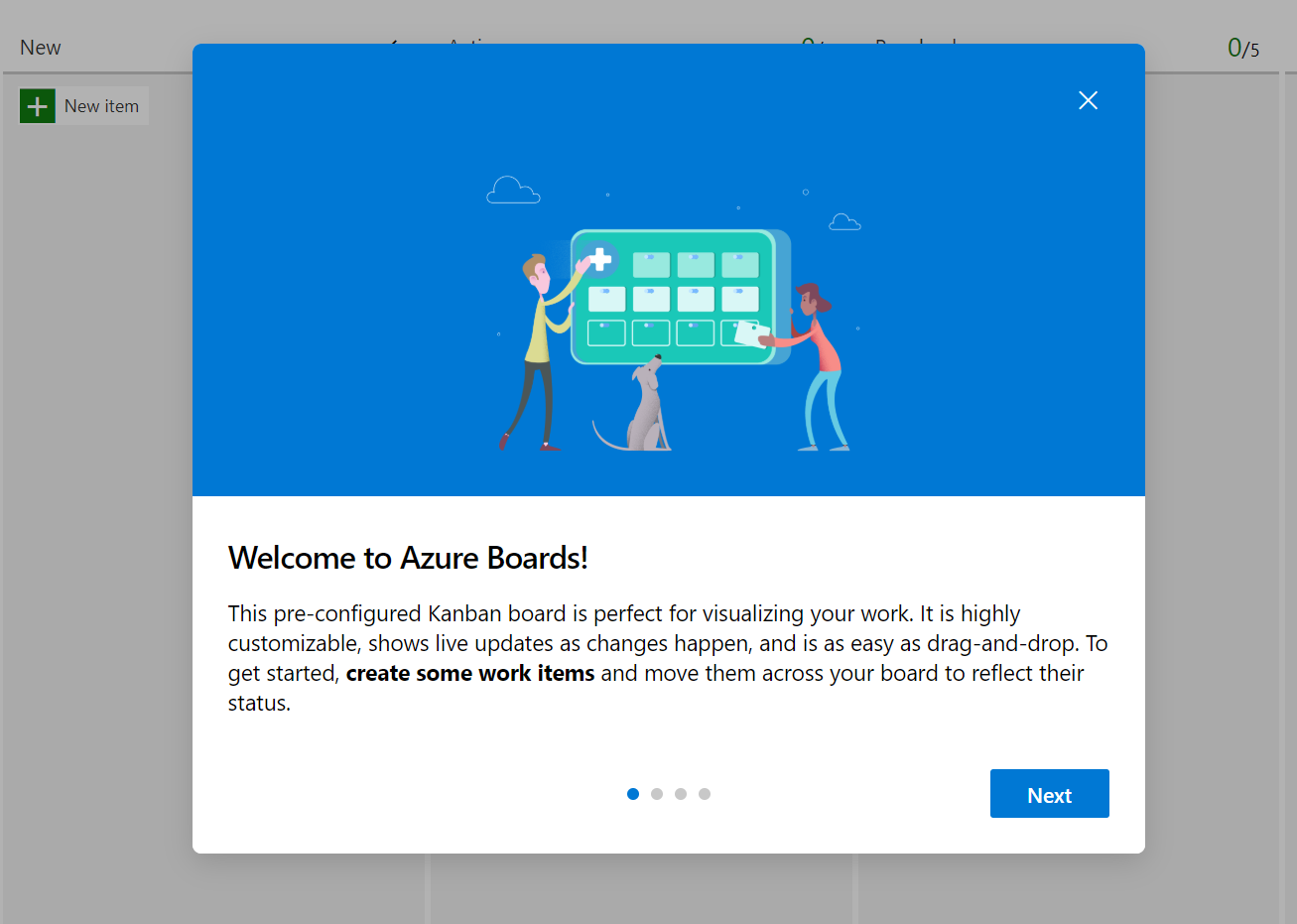 Azure Boardsの使用を開始します。