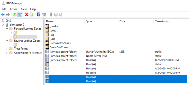 図 2:SAP ASCS/SCS クラスター構成の新しい仮想名と TCP/IP アドレス