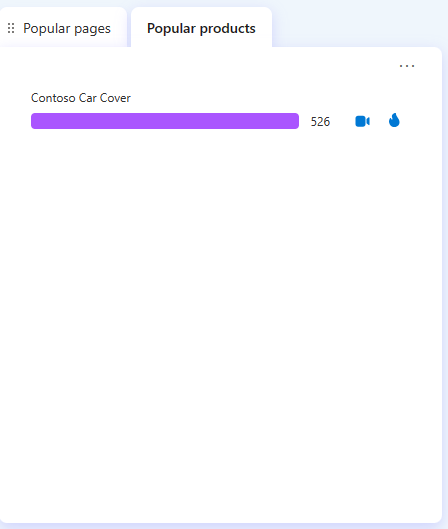 View results with the applied product filter.