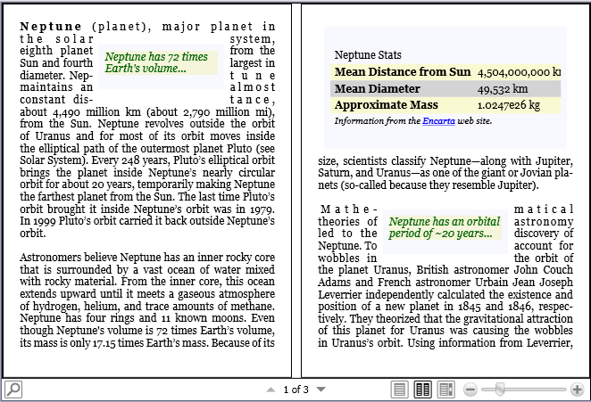 ブックの FlowDocumentReader ViewMode