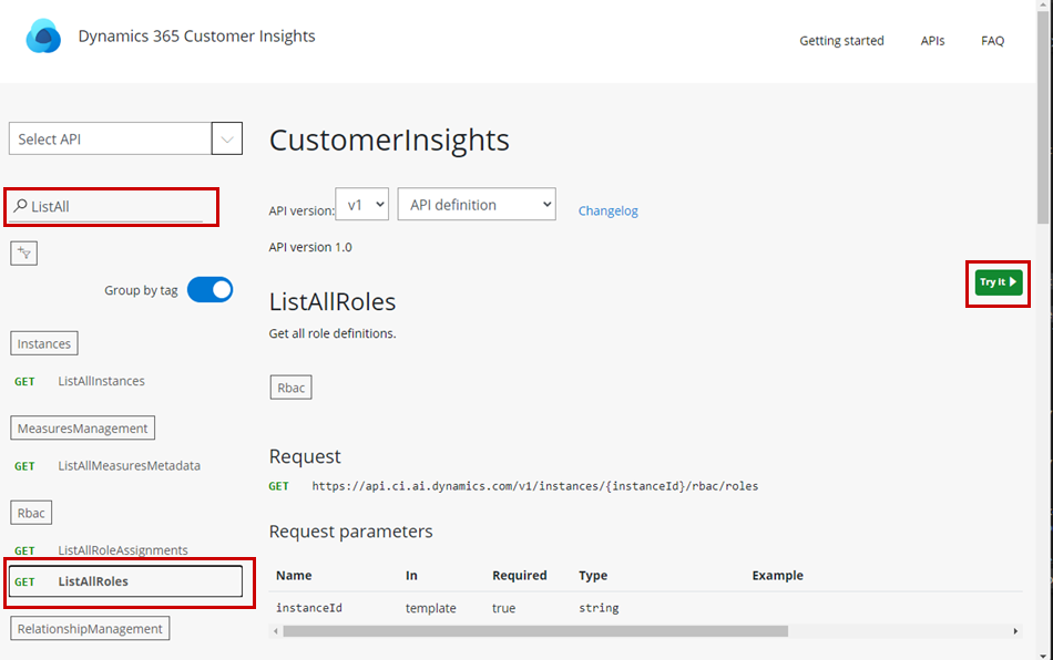 API をテストする方法。