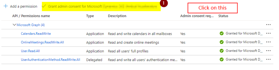 Microsoft Graph grant admin consent.