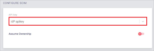 Meta Networks Connector の SCIM の構成