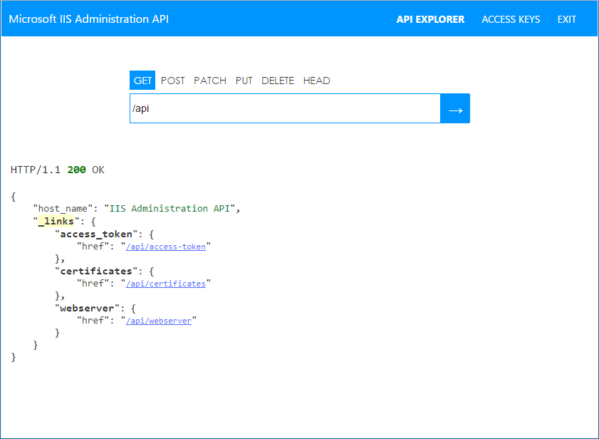 API エクスプローラーを使用した API エクスプローラー