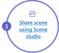 Scene Studio を使用してシーンを共有する。