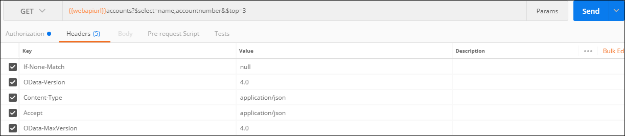 Postman を使用した複数レコードの取得。