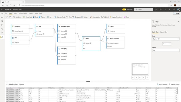 Data in real time