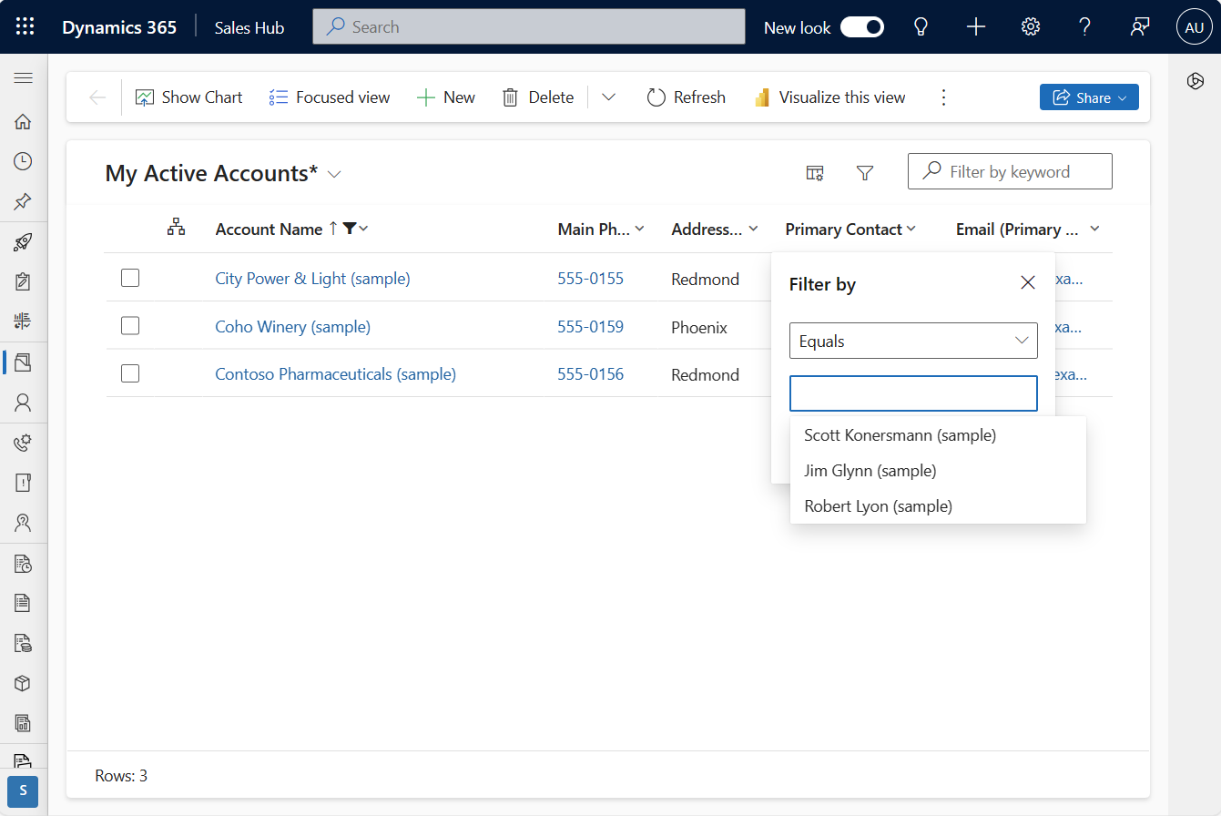 2312 Contextual column filtering for lookups - Improved behavior