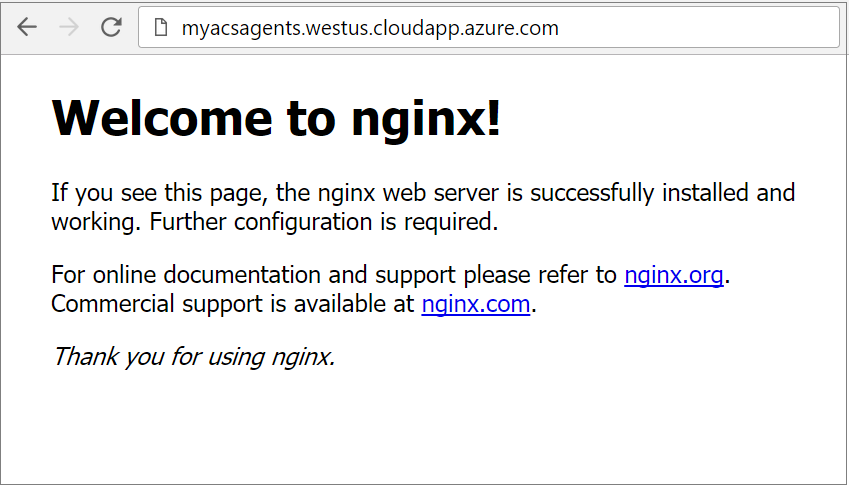 インターネットから nginx へ