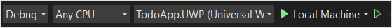 UWP 構成