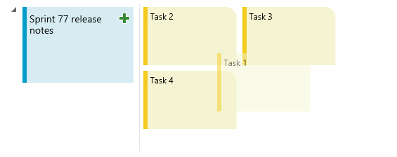 Dragging a task