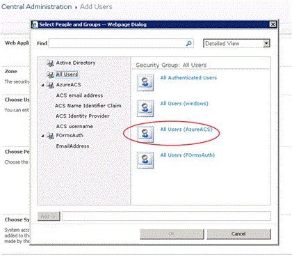 Configure Azure users in SharePoint