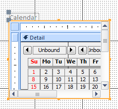 Instance of frmCalendar on a new form