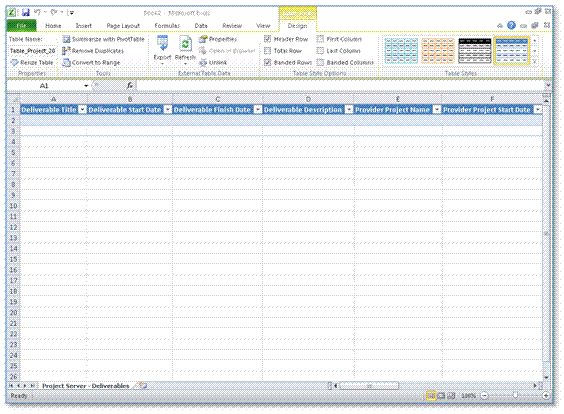 Project Server の図