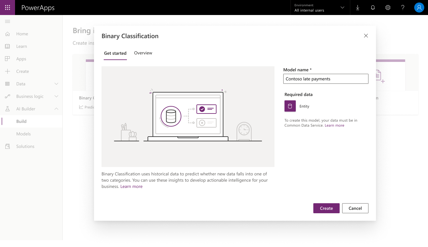 Get started with binary classification