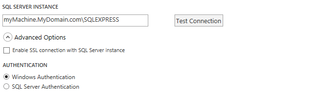 Service Bus Configuration Wizard