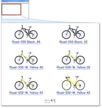 ListView コントロール内の行ごとの複数の項目