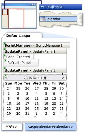 UpdatePanel のチュートリアル