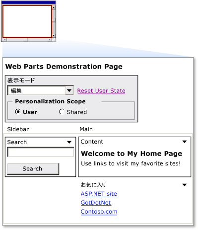 IIS Web パーツ ページ イメージ 4