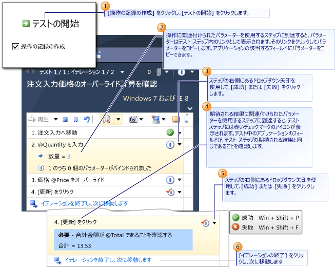 アプリケーション入力フィールドへのパラメーターの割り当て