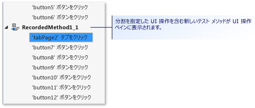 2 つのテスト メソッド