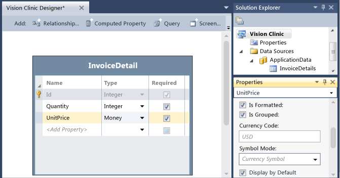 The InvoiceDetails entity