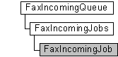 faxincomingqueue, faxincomingjobs, and faxincomingjob objects