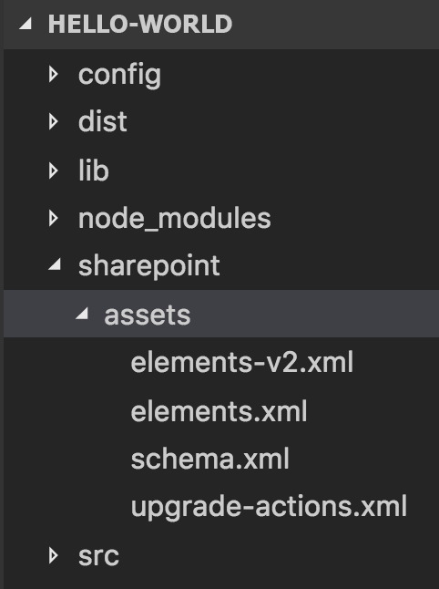 クライアント側のソリューション プロジェクトのフィーチャーの XML ファイル