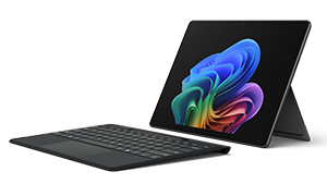 Intel プロセッサを使用した Surface Pro 11th Edition のスクリーンショット。