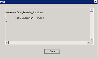CCM_StateMsg_SerialNum クラスのスクリーンショット。