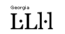 Screenshot that shows capital L with mid dot followed by capital L, and lowercase L with mid dot followed by lowercase L.