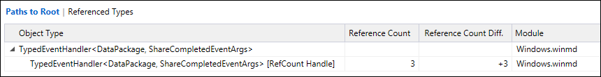 Paths To Root tree in a diff report