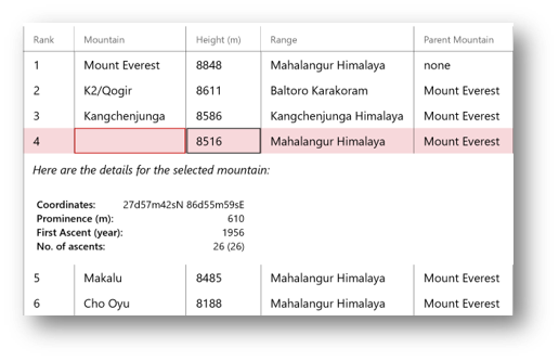 Sample UI with INotifyDataErrorInfo